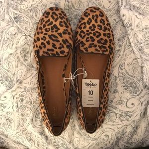 Leopard print loafers